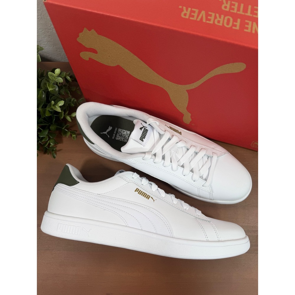 Puma Men's Ace Court White Sneakers Size 12